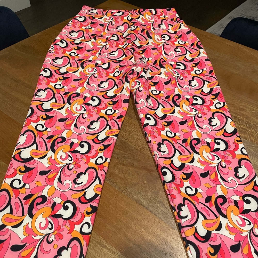 Zara Patterned Trousers - US Medium